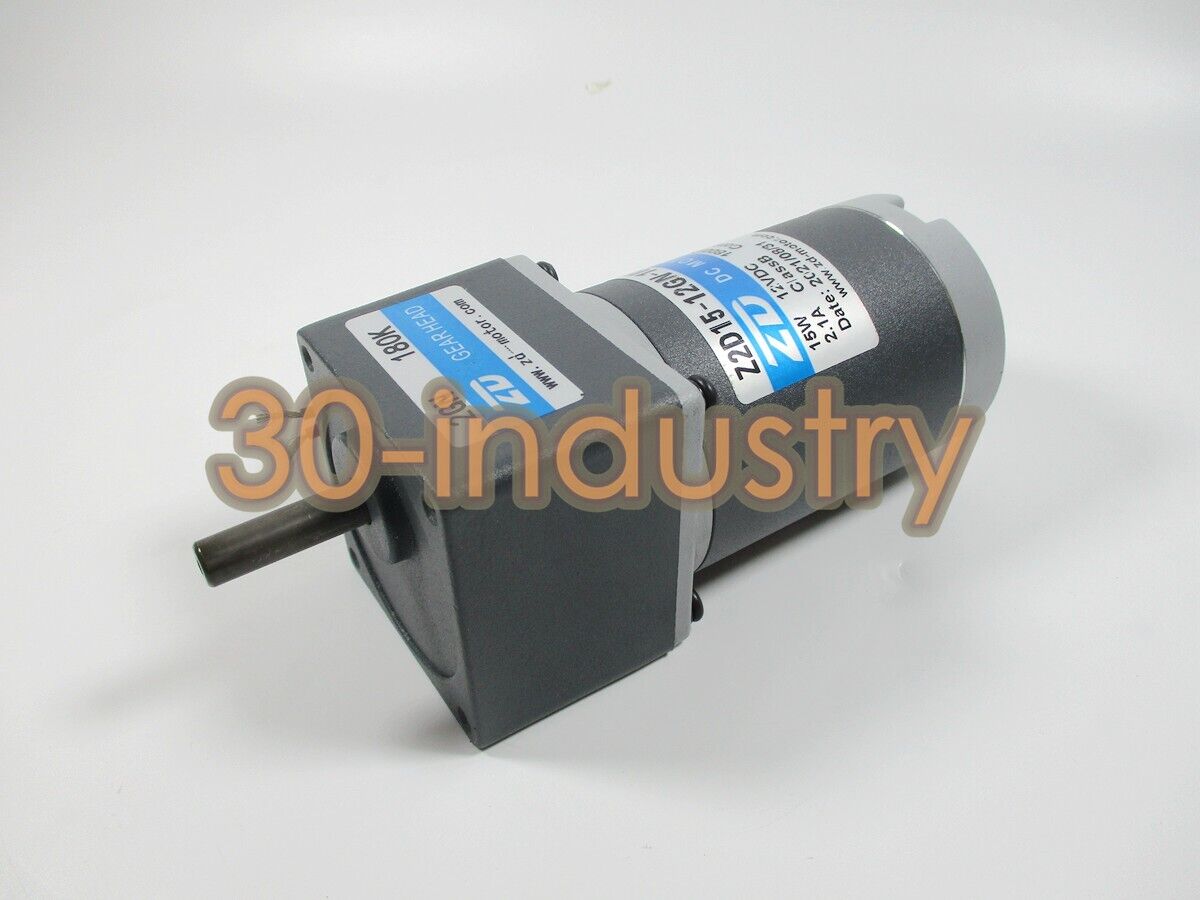 1PCS FOR ZD Gear Motor Z2D15-12GN-18S 2GN 10K 50K 180K 200K 15W 12V 2.1A 1800RPM - KOEED
