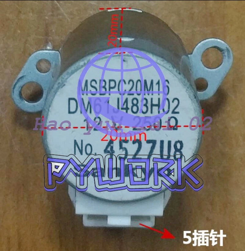 1PCS MSBPC20M16 Air conditioner up and down Swing motor DM61J483H02 12V