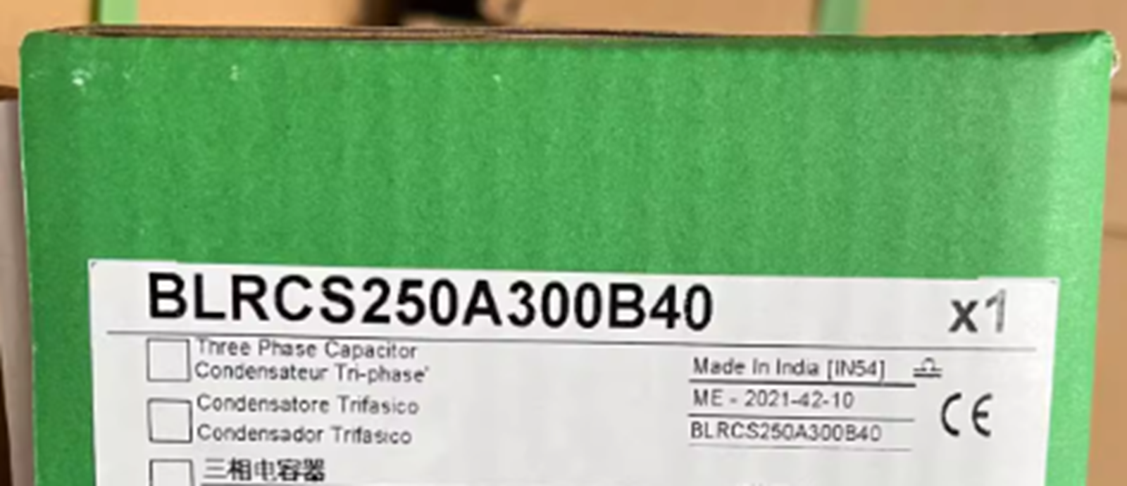 Schneider BLRCS250A300B40 Capacitor SDY 25/30 kvar 400V - SCHNEIDER