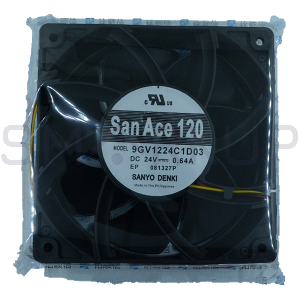 new In Box SANYO DENKI 9GV1224C1D03 Square Cooling Fan DC24V 0.64A