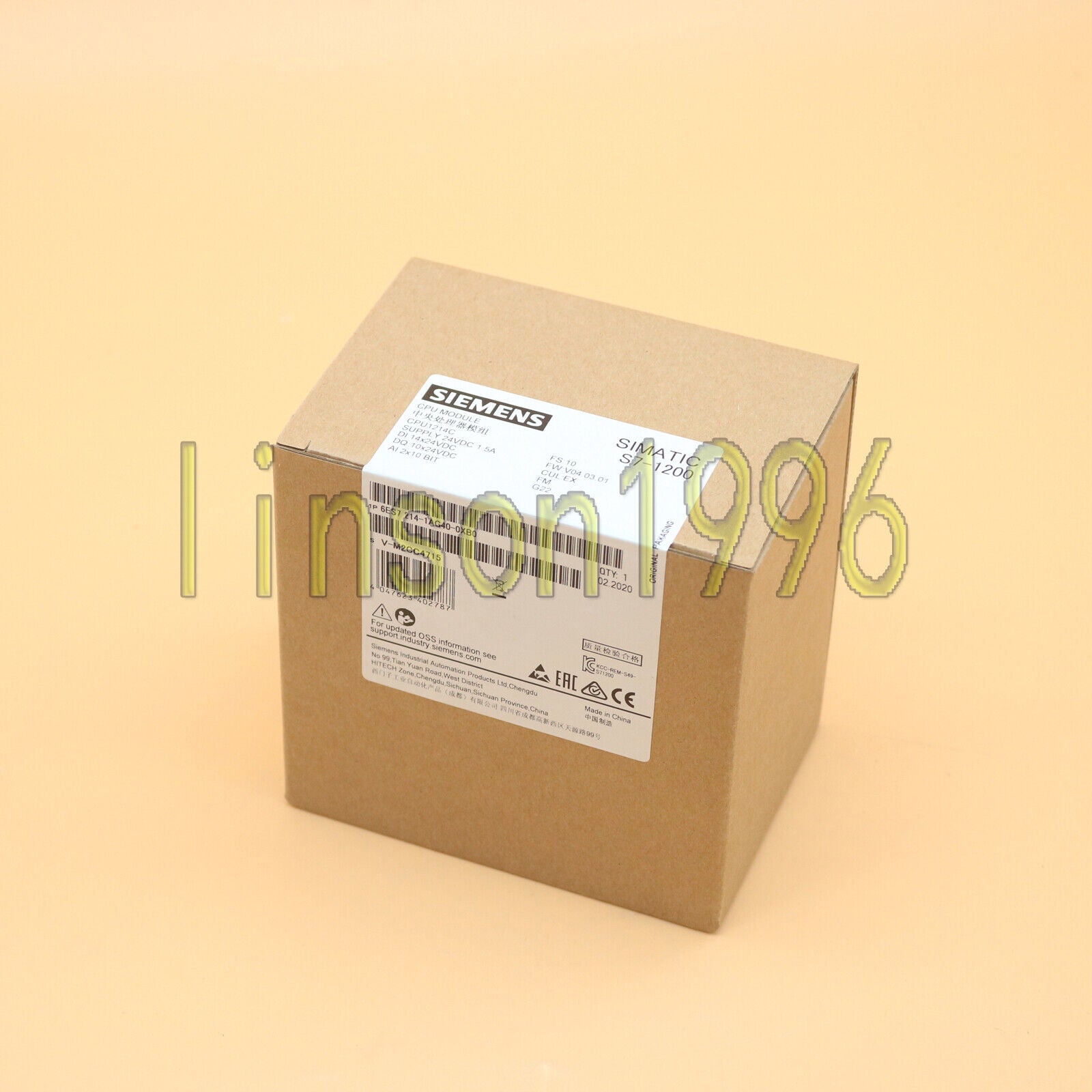 new  Siemens S7-200CN PLC S71200 6ES7214-1AG40-0XB0 6ES7 214-1AG40-0XB0 Siemens