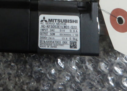 MITSUBISHI AC SERVO MOTOR HC-KFS053E1LW01-S2