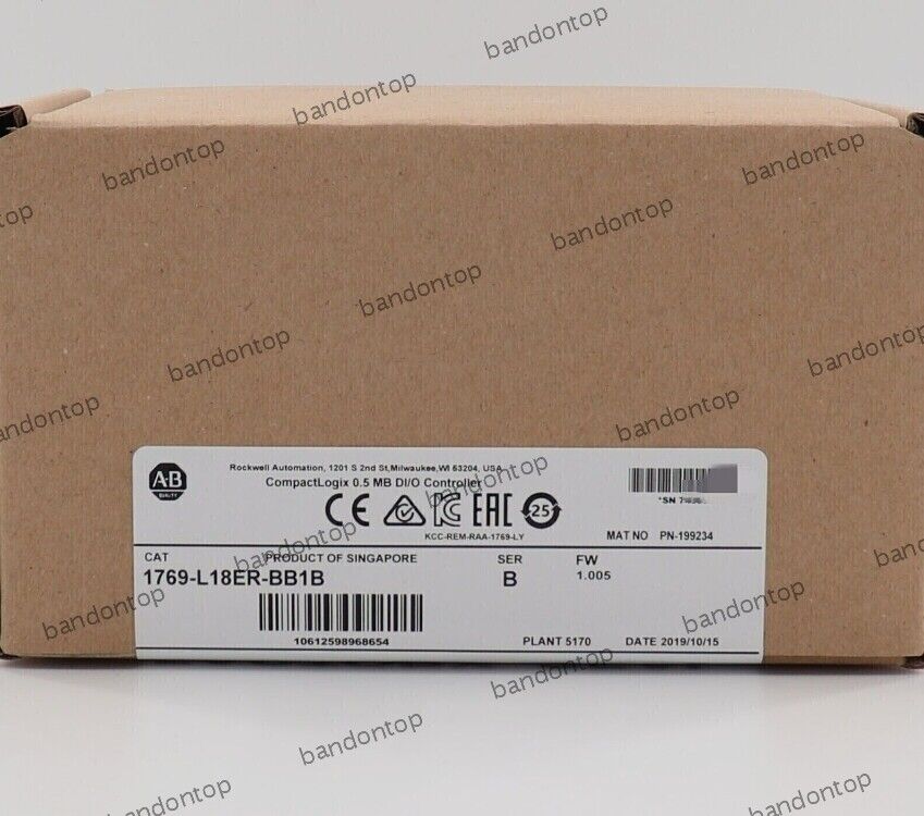 NEW Factory Sealed AB 1769-L18ER-BB1B CompactLogix 0.5MB Controller - COMPACTLOGIX