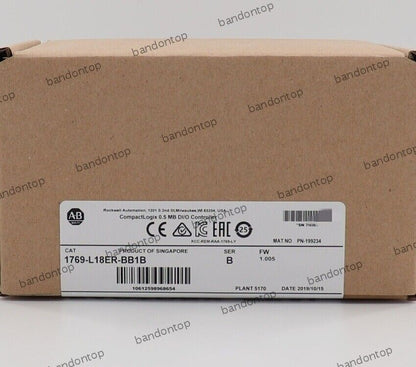 NEW Factory Sealed AB 1769-L18ER-BB1B CompactLogix 0.5MB Controller - COMPACTLOGIX
