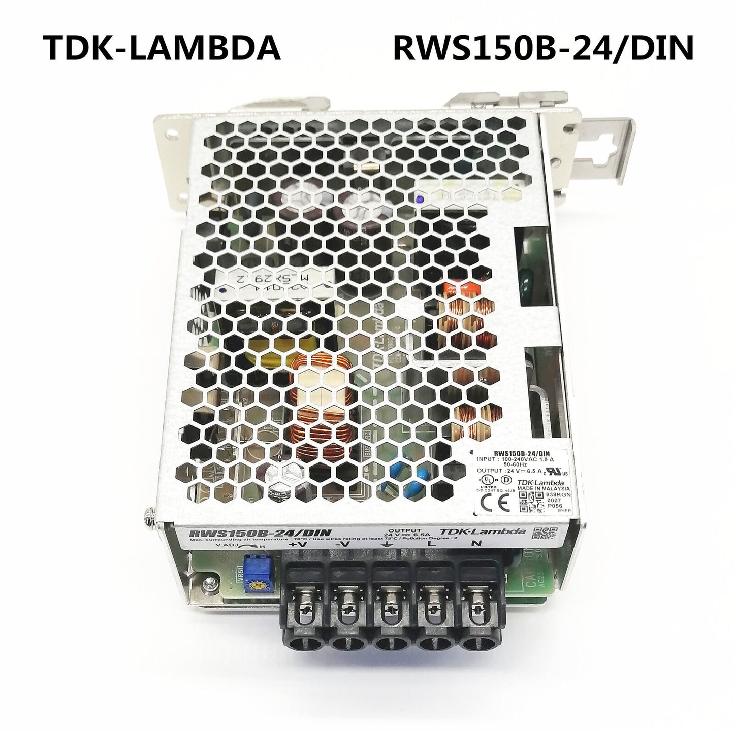 new 1pcs TDK-LAMBDA RWS150B-24/DIN Switching Power Supply 24V 6.5A - TDK-LAMBDA