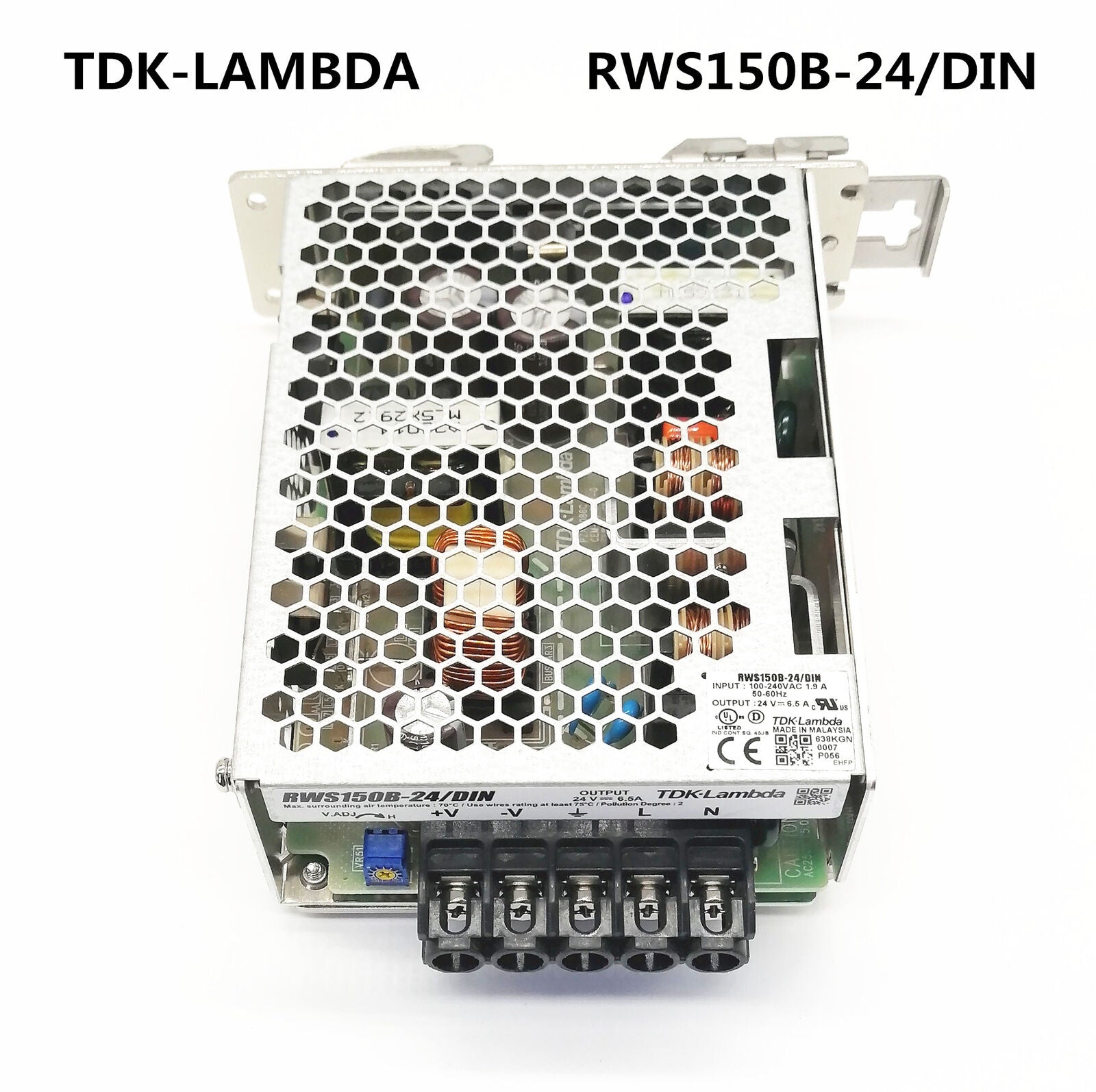 new 1pcs TDK-LAMBDA RWS150B-24/DIN Switching Power Supply 24V 6.5A - TDK-LAMBDA