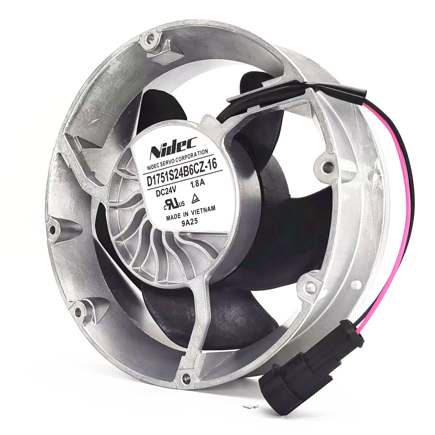 new Nidec D1751S24B6CZ-16 17251 24V 1.8A SERVO Inverter ABB Axial Flow Cooling Fan - NIDEC