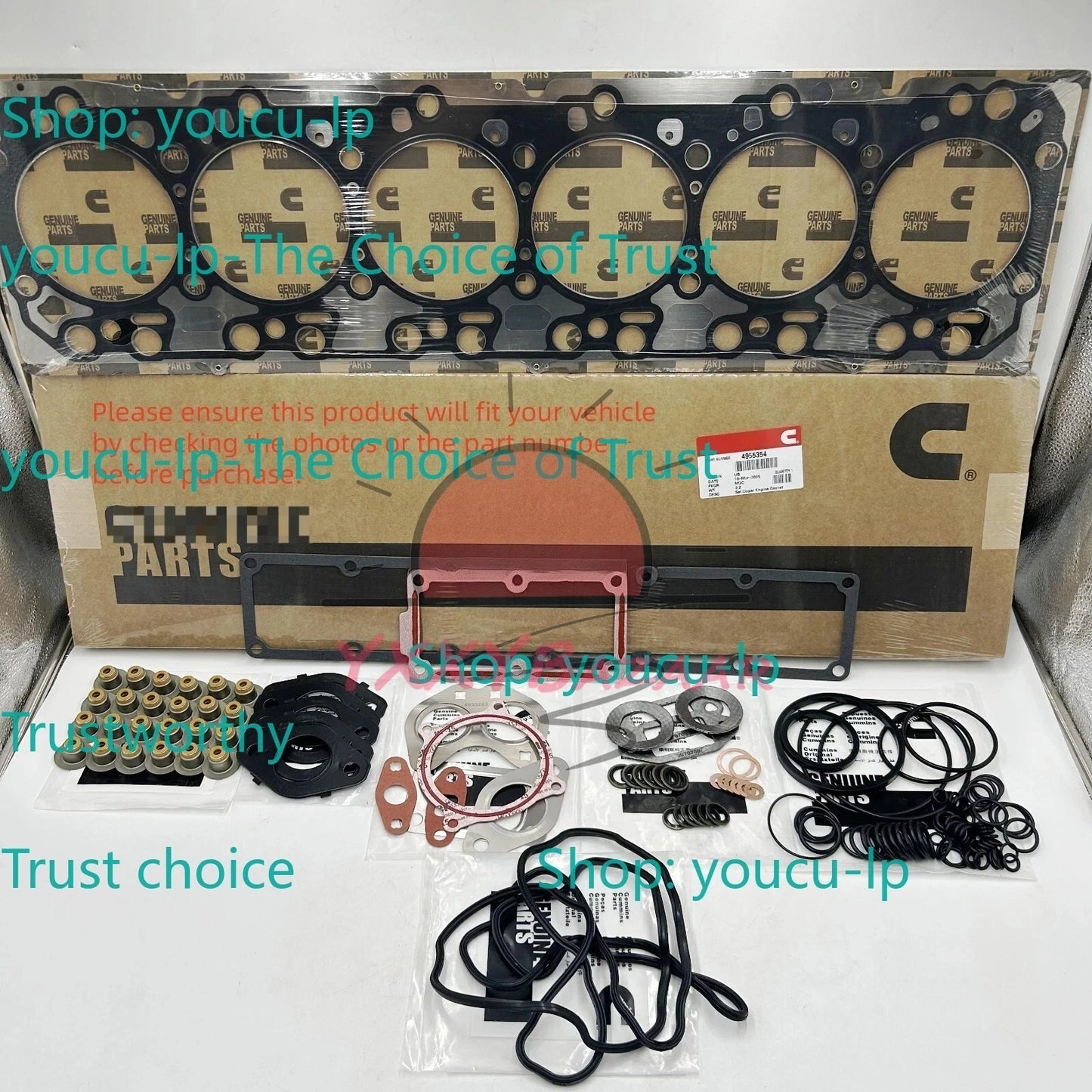 Cylinder Head Gasket Set Kit 4955354 For 07-12 Dodge Ram Cummins 6.7L Diesel
