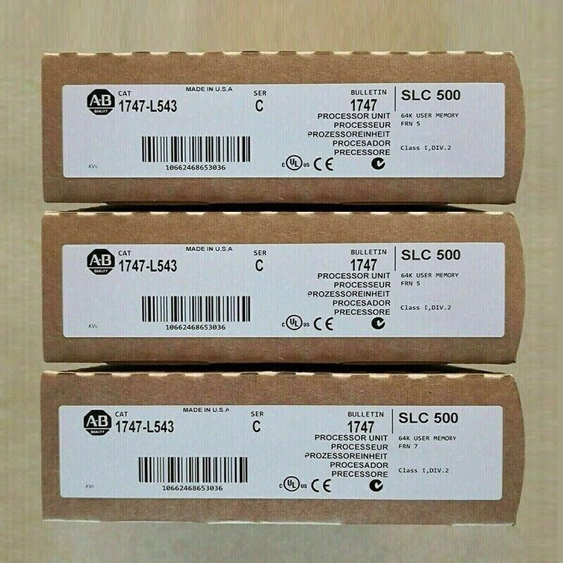 Allen Bradley New Sealed 1747-L543 SLC 500 CPU Processor Module 1747L543 - ALLEN BRADLEY