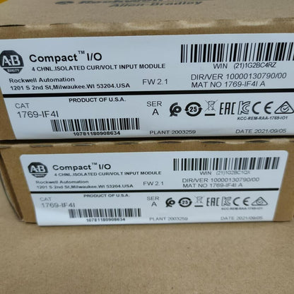 Compact Analog Input Module 1769-IF4I New Factory Sealed AB SER - KOEED