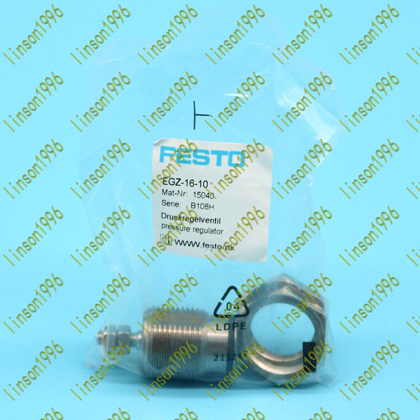 FESTO Thread Bolt Cylinder EGZ-16-10 - FESTO