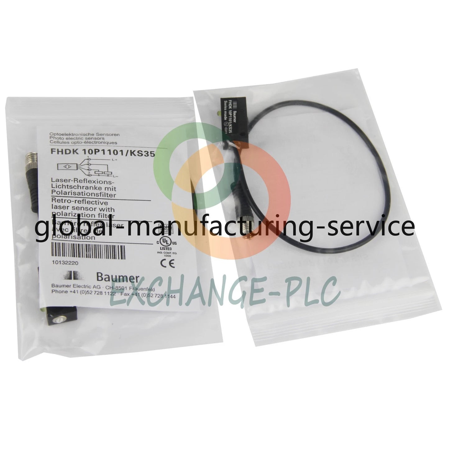 1pc Baumer FHDK 10P1101/KS35 Photoelectric Sensor FHDK10P1101KS35 #su