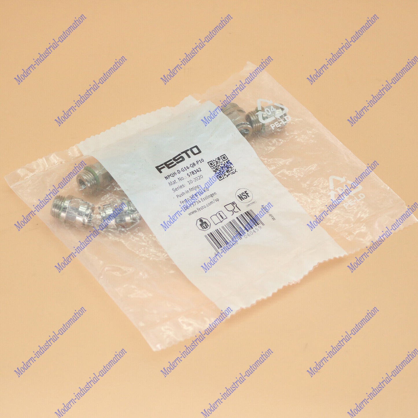 new 10PC/bag FESTO NPQH-D-G14-Q8-P10 578342 joint ship - FESTO