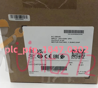 22D-D4P0N104 1PCS AB 22DD4P0N104 SER A Fast delivery