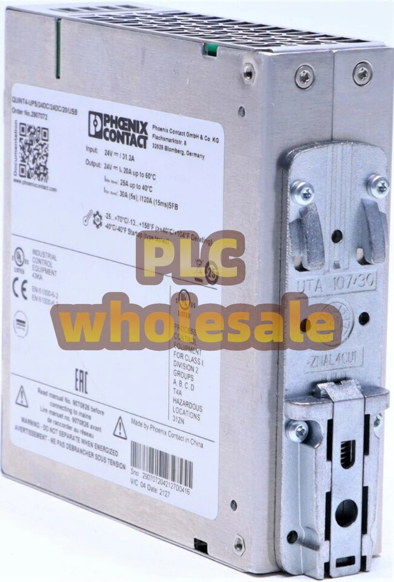 1PCS 2907071 QUINT4-UPS/24DC/24DC/20 Phoenix Battery Module 24V DC/20A 5A