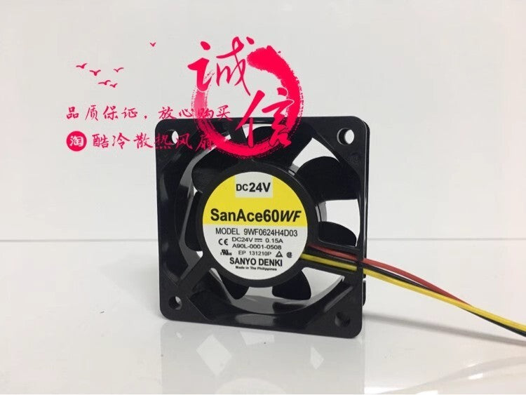 Sanyo SanAce60WF 9WF0624H4D03 DC24V 0.15A 3-Pin Inverter Cooling Fan