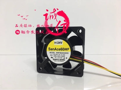 Sanyo SanAce60WF 9WF0624H4D03 DC24V 0.15A 3-Pin Inverter Cooling Fan