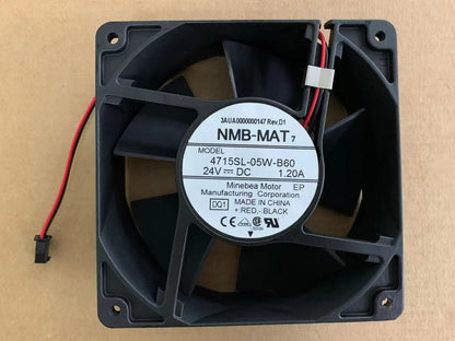 new Miriam NMB 120*120*38 4715SL-05W-B60 -DQ1 24V 1.2A aluminum frame fan