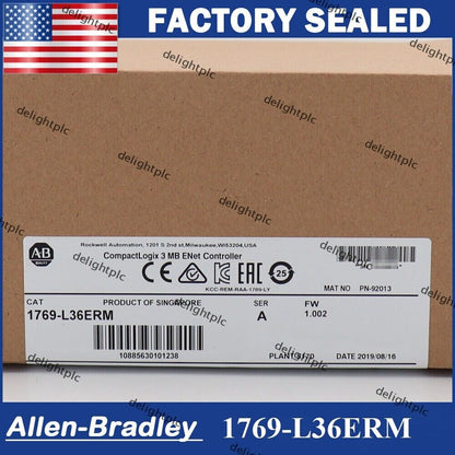 Allen Bradley 1769-L36ERM CompactLogix 3MB Motion Controller - ALLEN BRADLEY