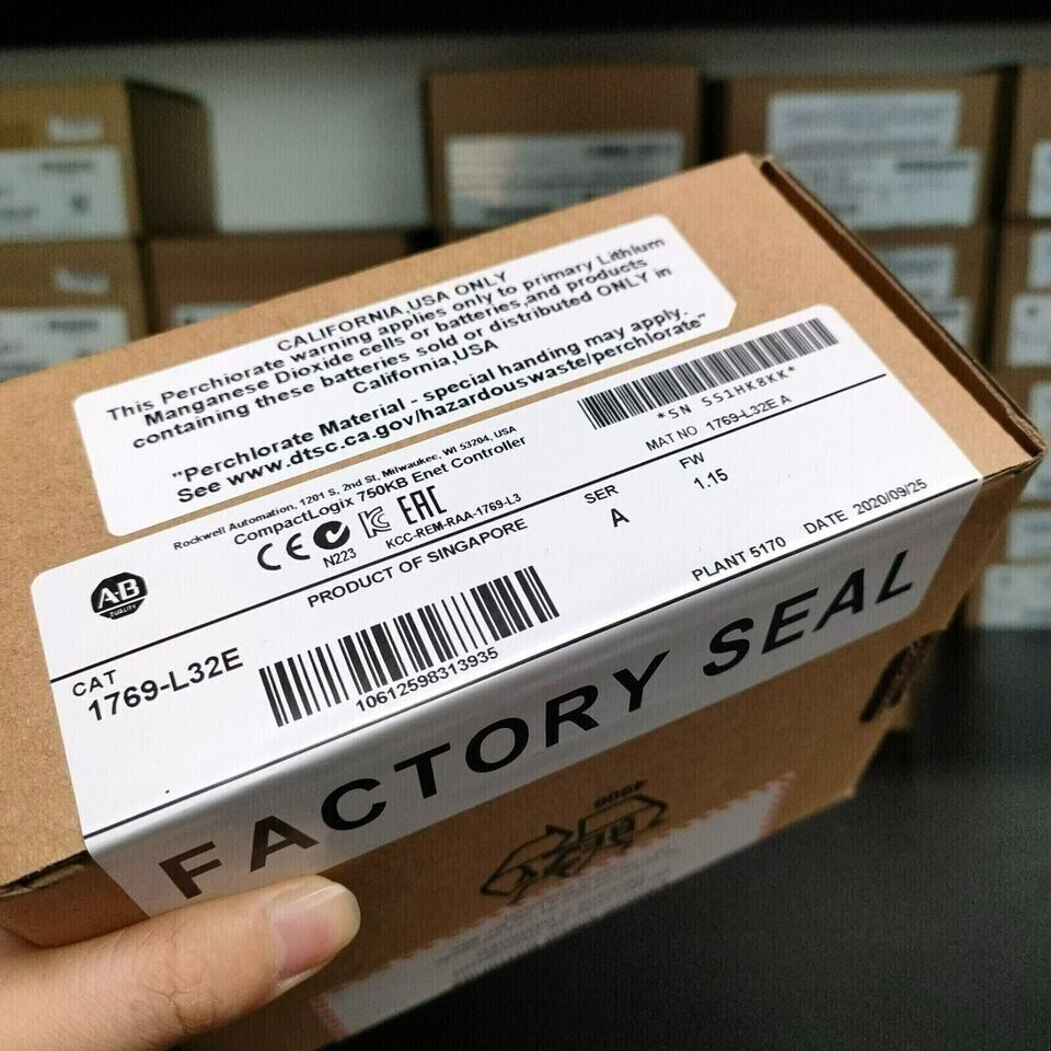 New Factory Sealed AB 1769L32E CompactLogix EtherNet Processor - COMPACTLOGIX