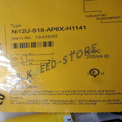 1PCS TURCK Ni12U-S18-AP6X-H1141 Proximity Switch