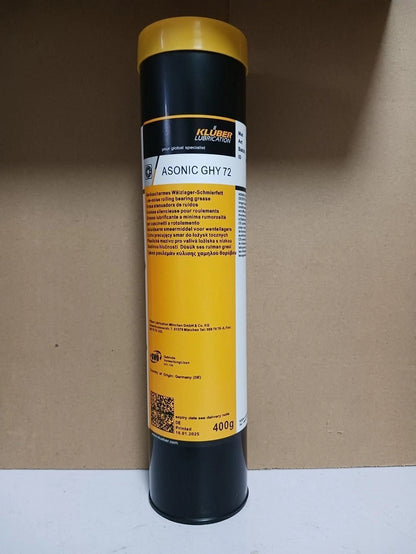1PCS KLUBER ASONIC GHY 72 Grease 400g ( 14.1 OZ) free shipping
