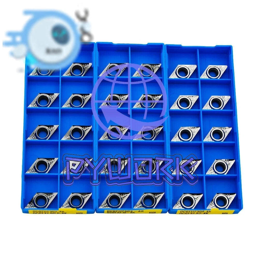 Metal Aluminum Cutter Durable Inserts Carbide Lathe Processing Tool DCGT07/11