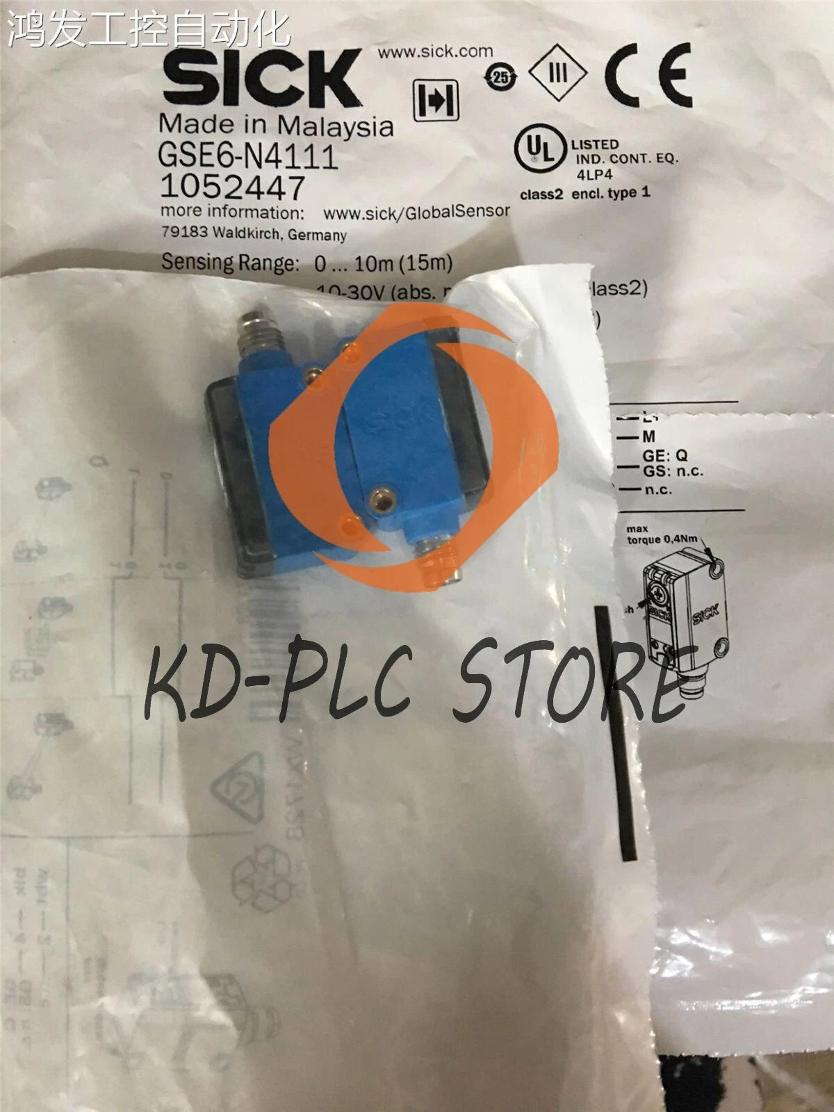 1PCS SICK 1052447 GSE6-N4111 (GE6-N4111+GS6-D4311) Photoelectric switch sensor