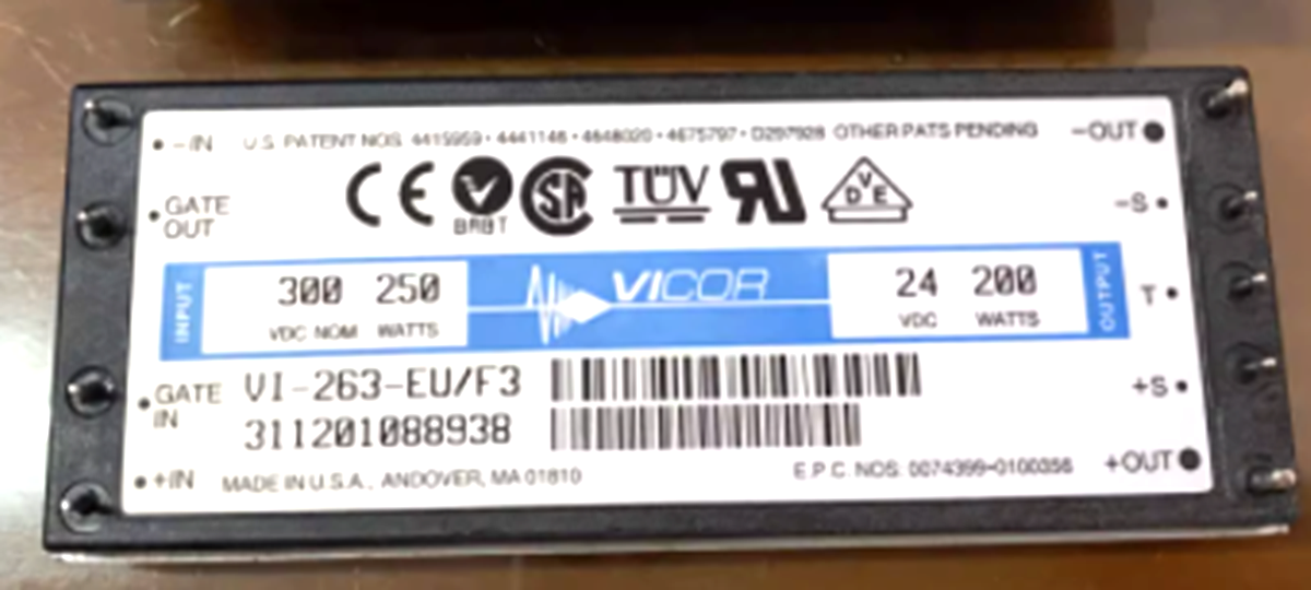 VICOR VI-263-EU-F3 Power Supply Module VICOR