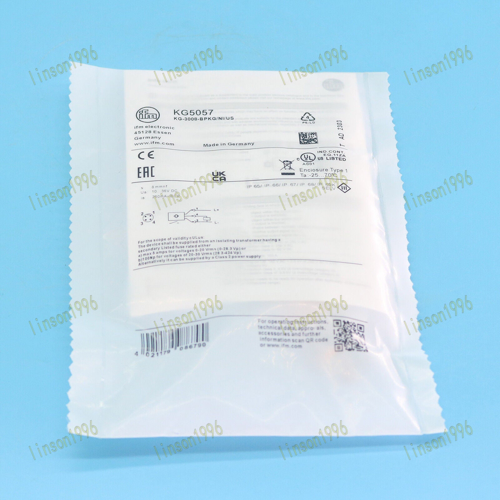 1PC Proximity Switch KG5057 Sensor Fast Delivery - IFM