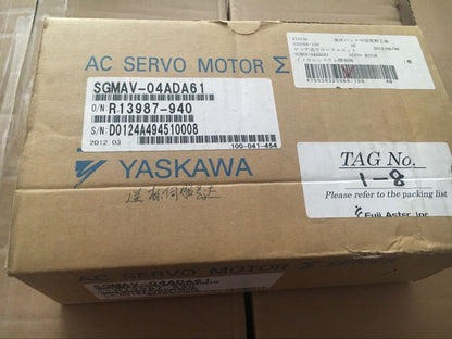 1PC YASKAWA AC SERVO MOTOR SGMAV-04ADA61