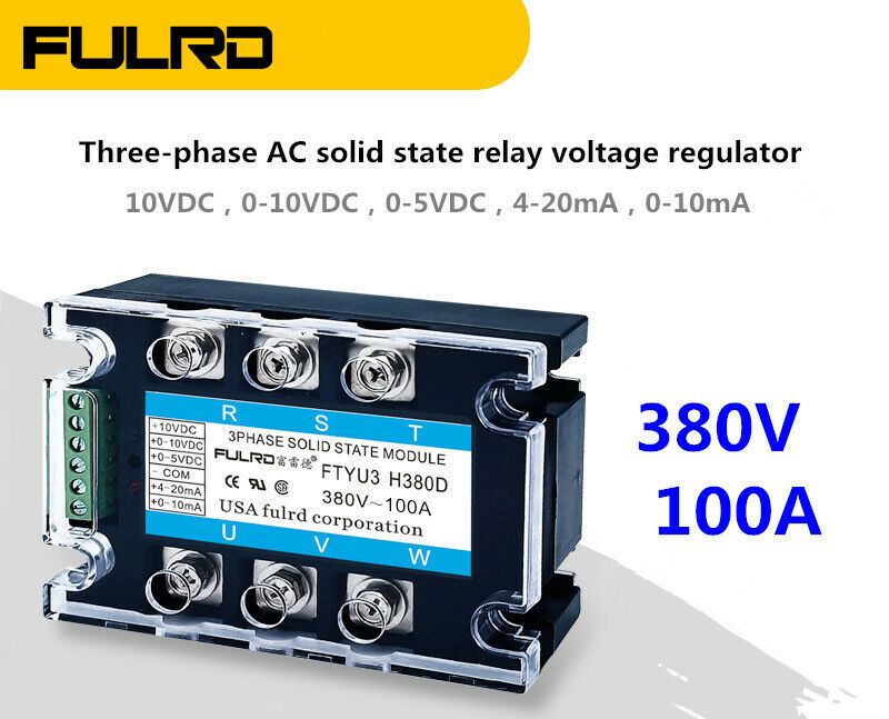 new FTYU3 H380D 100A 380V FULRD three-phase AC solid state relay voltage regulator - FTYU