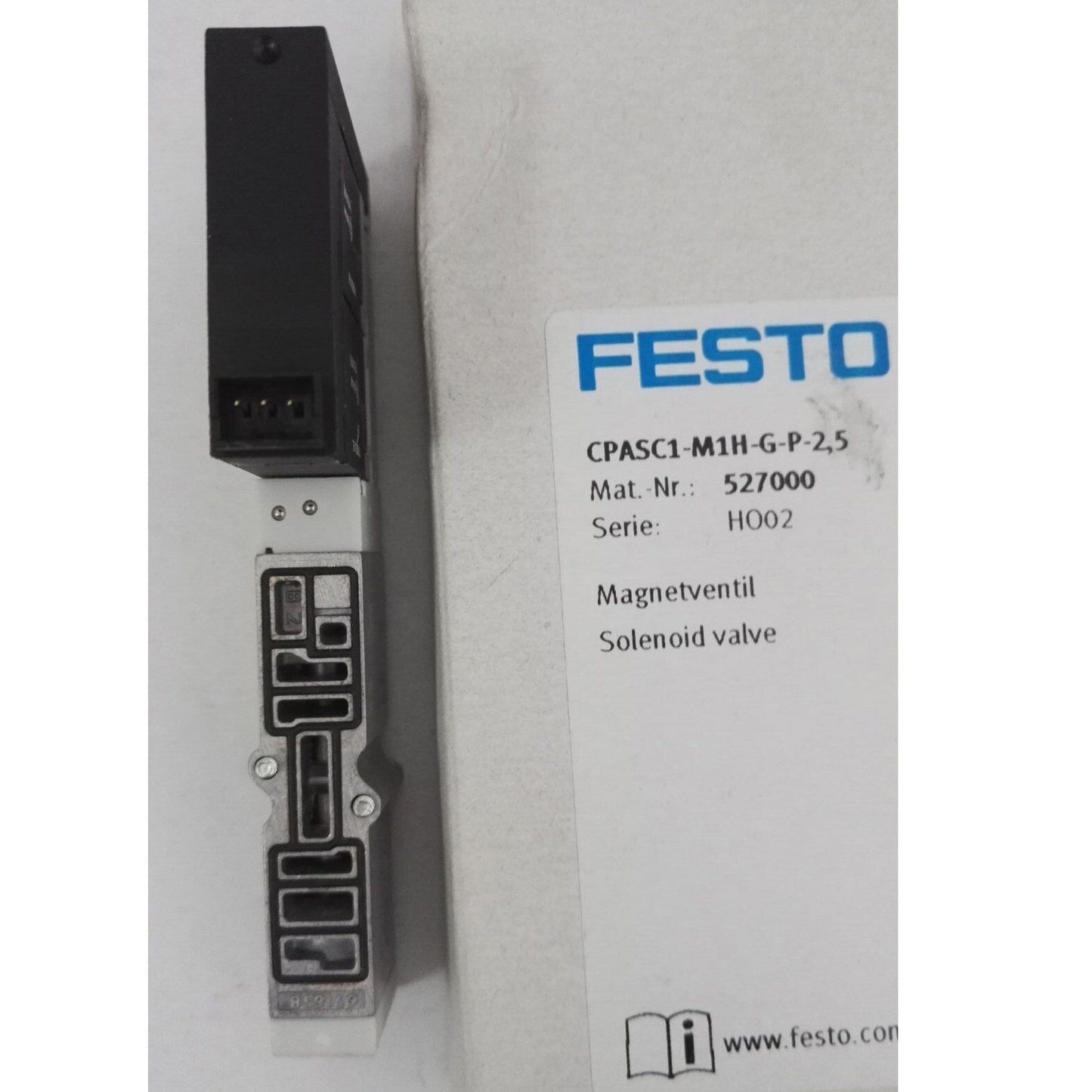 1-PC Festo solenoid valve CPASC1-M1H-G-P-2.5 527k Fast - FESTO
