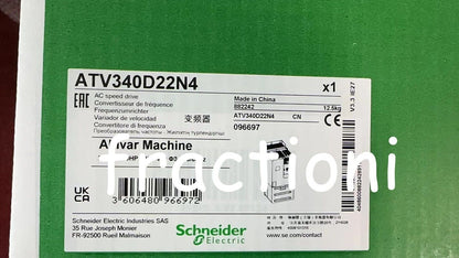 New Schneider ATV340D22N4: 1-Year Warranty - Premium ATV - SCHNEIDER