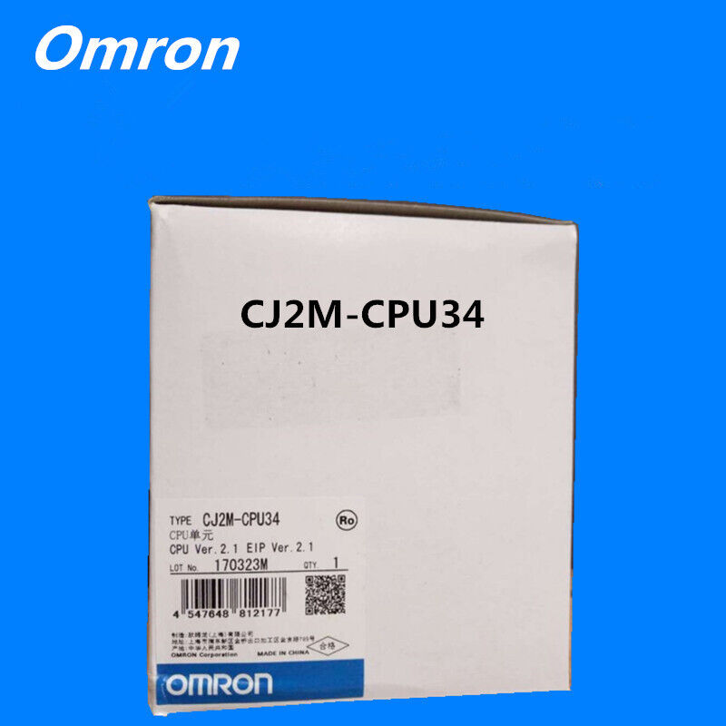 new 1pcs Omron CPU Unit Module CJ2M-CPU34 PLC Module - OMRON
