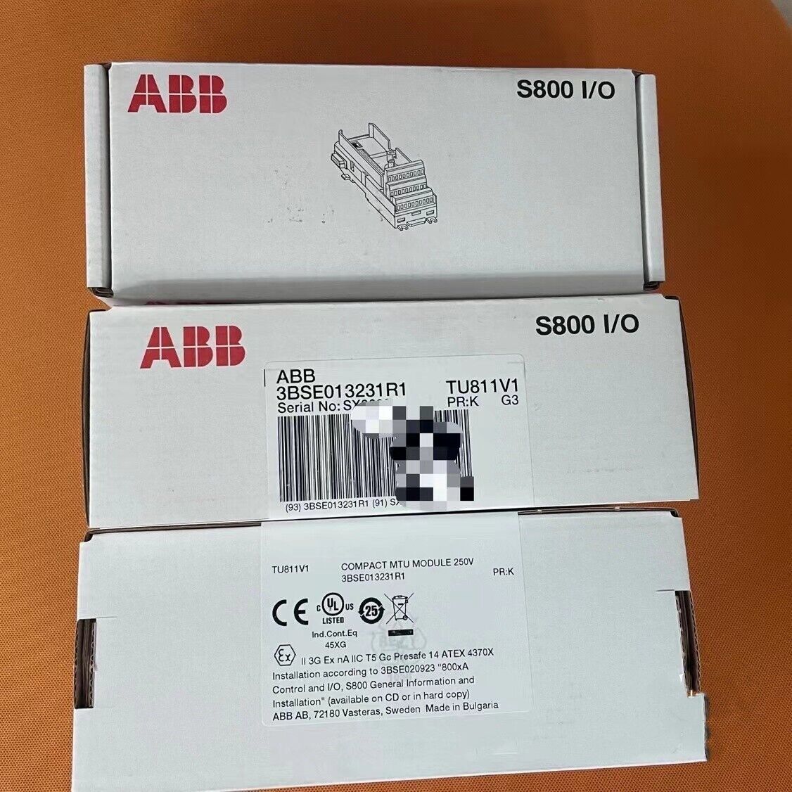 ABB TU811V1 module base 3BSE013231R1 | Single module | Base module | ABB TU811V1 | 3BSE013231R1 - ABB