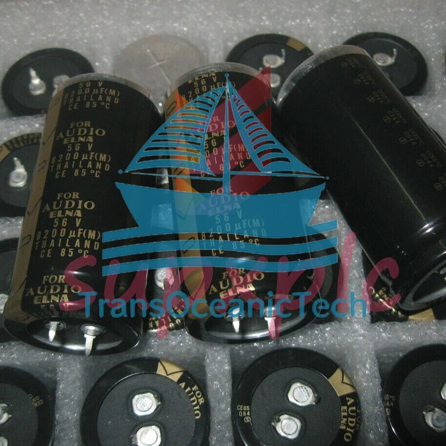 2PCS ELNA 56V 8200UF Electrolytic Capacitor For Audio Hi-Fi Filter 30*63MM