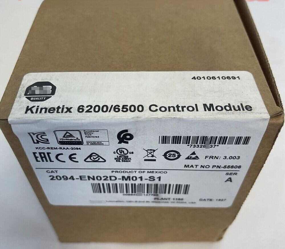 BRAND NEW AB 2094-EN02D-M01-S1/A EtherNet/IP Secure Speed Control 2094EN02DM01S1 - AB