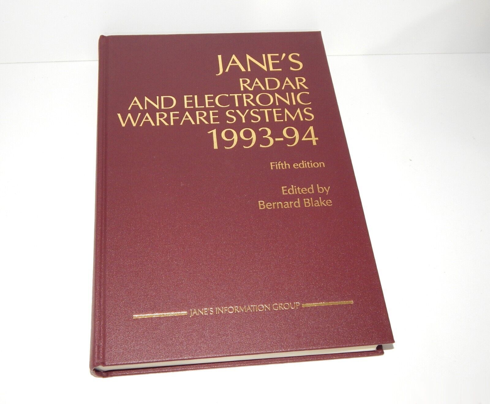 used Jane's Radar and Electronic Warfare Systems 1993-94 Military Book Military Book
