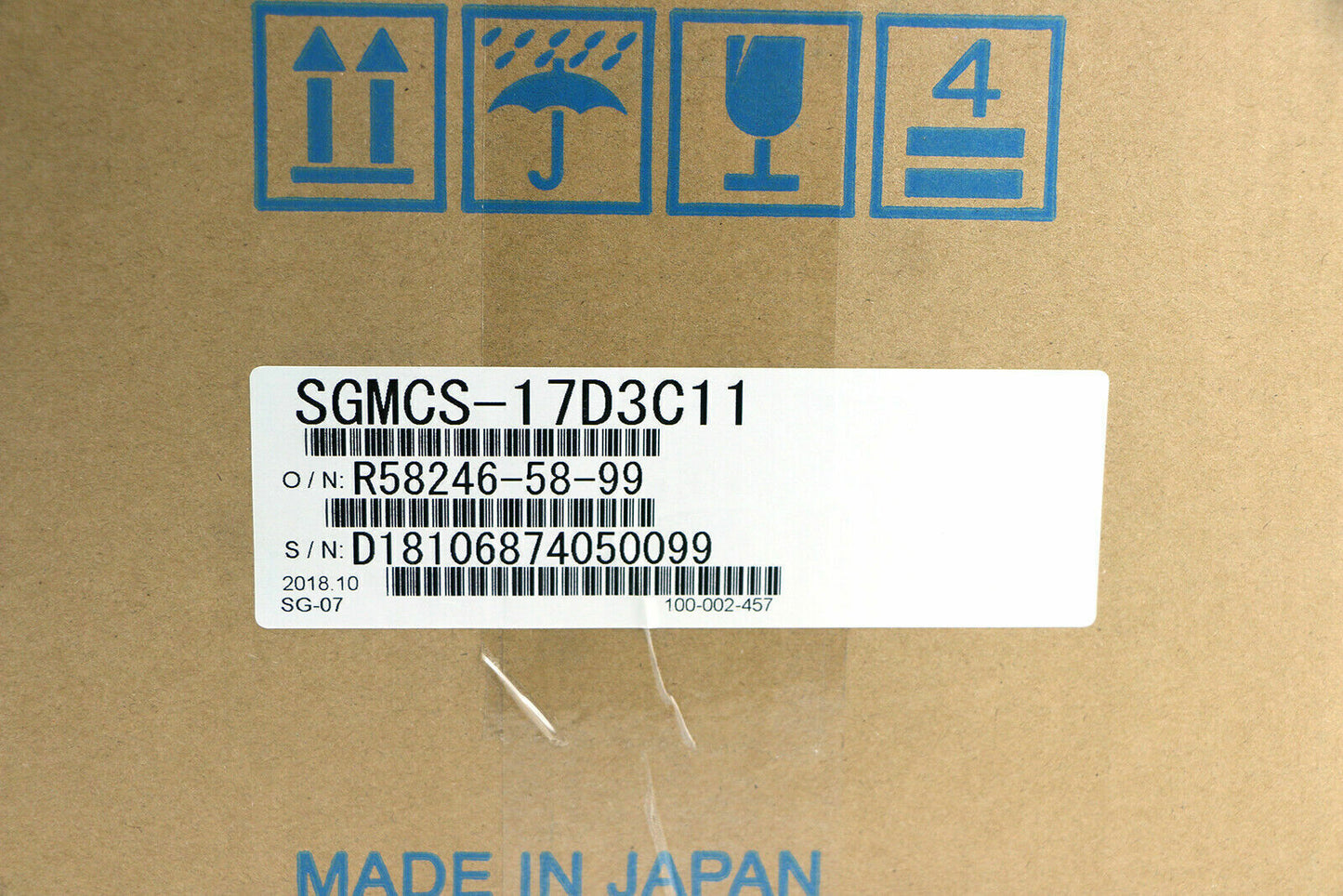 new 1PC YASKAWA SGMCS-17D3C11 AC Servo Motor SGMCS17D3C11 In Box - YASKAWA