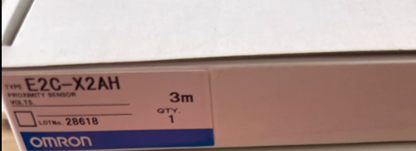 Omron E2C-X2AH 3M Proximity Sensor 2MM - Heat Resistance & Shielded M12 - OMRON