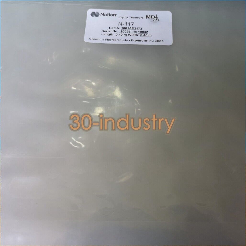 N117 Perfluorosulfonic Acid Ion Membrane - 15x15 cm Size - KOEED