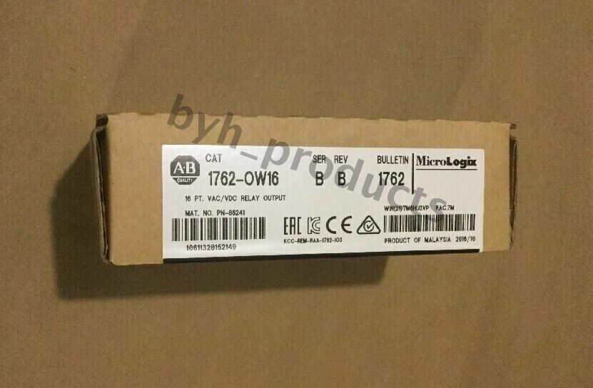 2022 New Allen Bradley MicroLogix 1762-OW16 SER B Relay Output Module Sealed - ALLEN BRADLEY