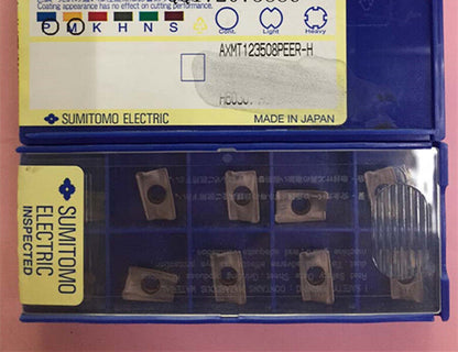 10PCS AXMT123508PEER-H ACP200 Carbide Inserts for Cutting - SUMITOMO