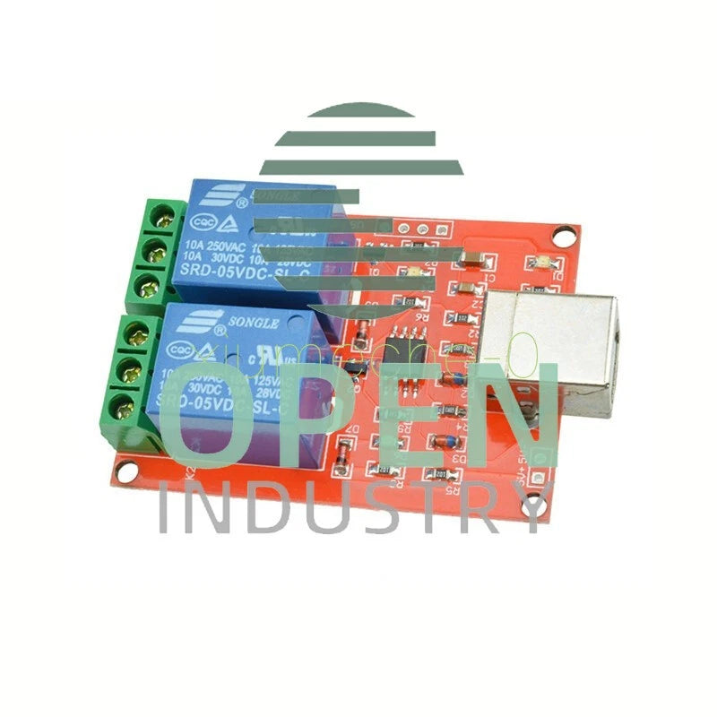 5V USB Relay 2 Channel Programmable Computer Control For Smart Home Control