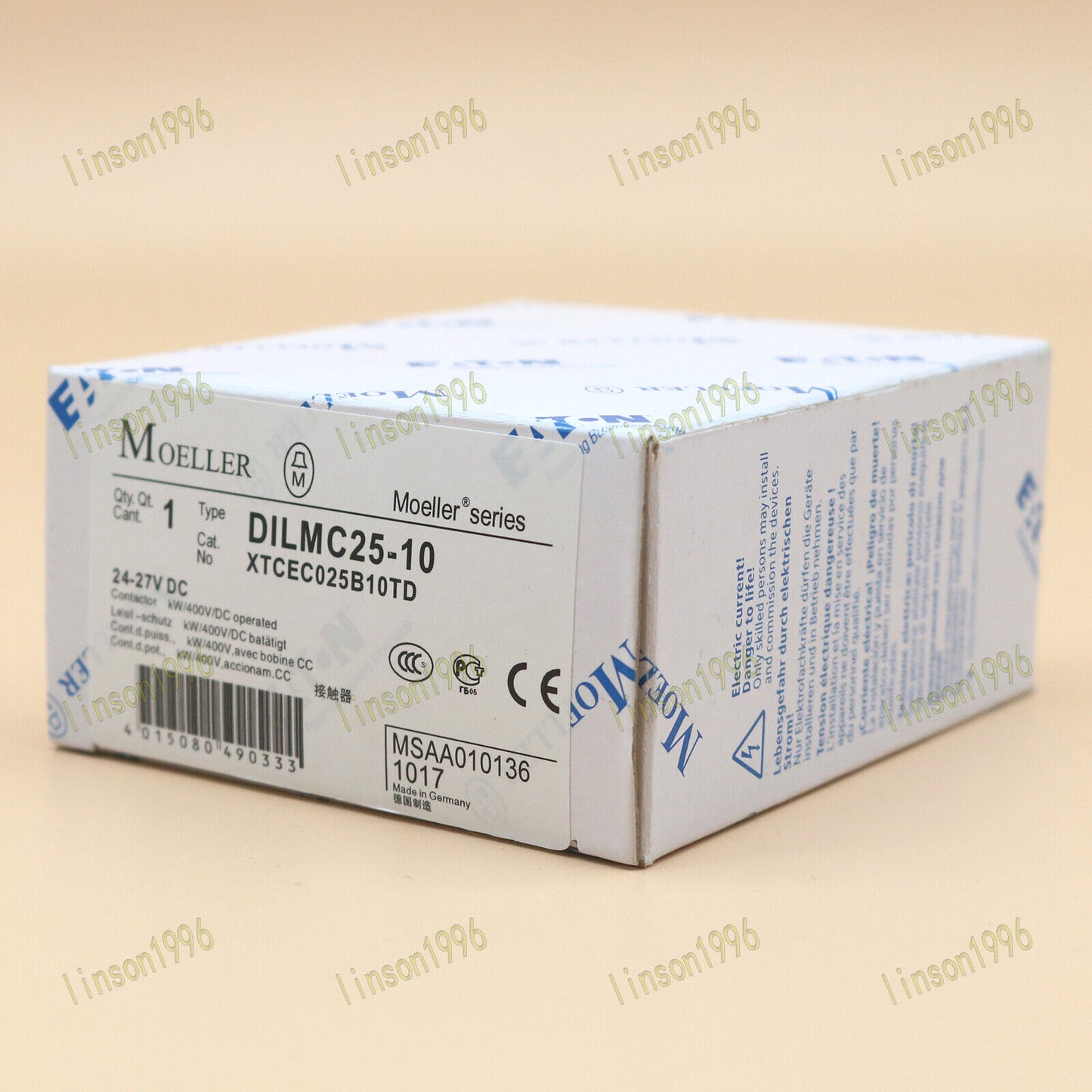 1-PC Eaton DILMC25-10 RDC24 24-27V Contactors - MOELLER