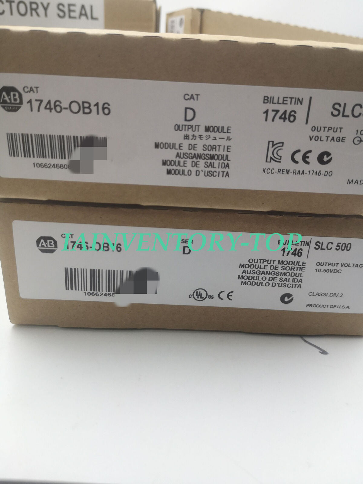 1pc new 1746-ob16 slc 500 16 point dc output module plc 1 year - PLC