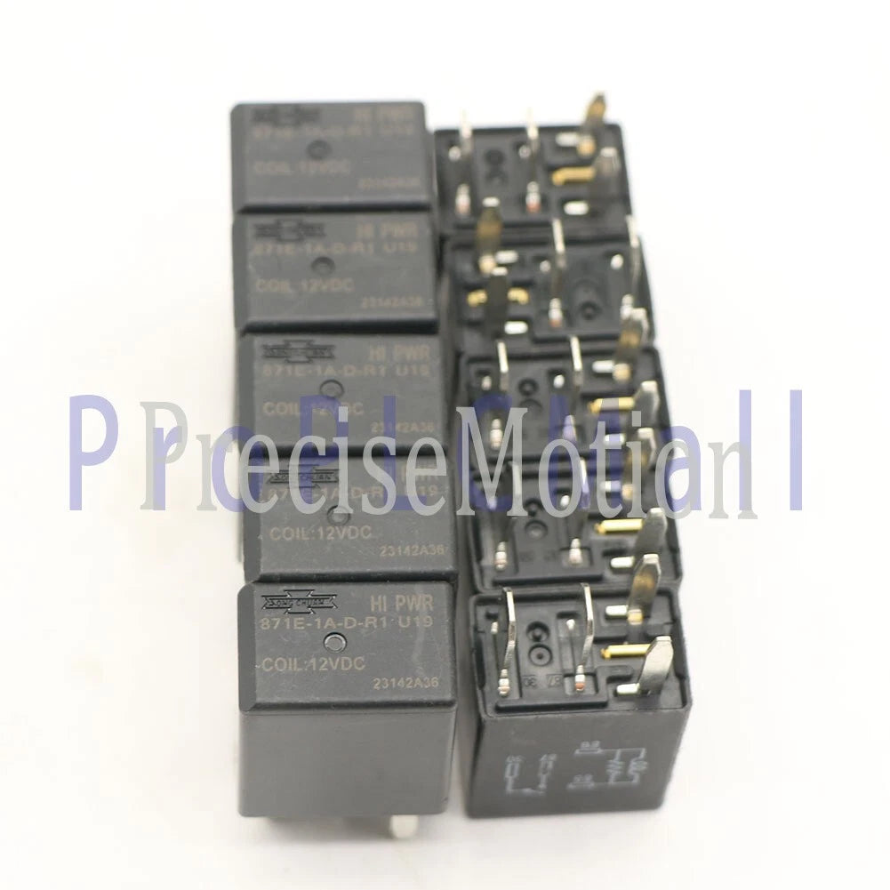 10PC SONG CHUAN 871E-1A-D-R1 U19 12VDC Power Relay 5Pin 871E-1A-D-R1-U19