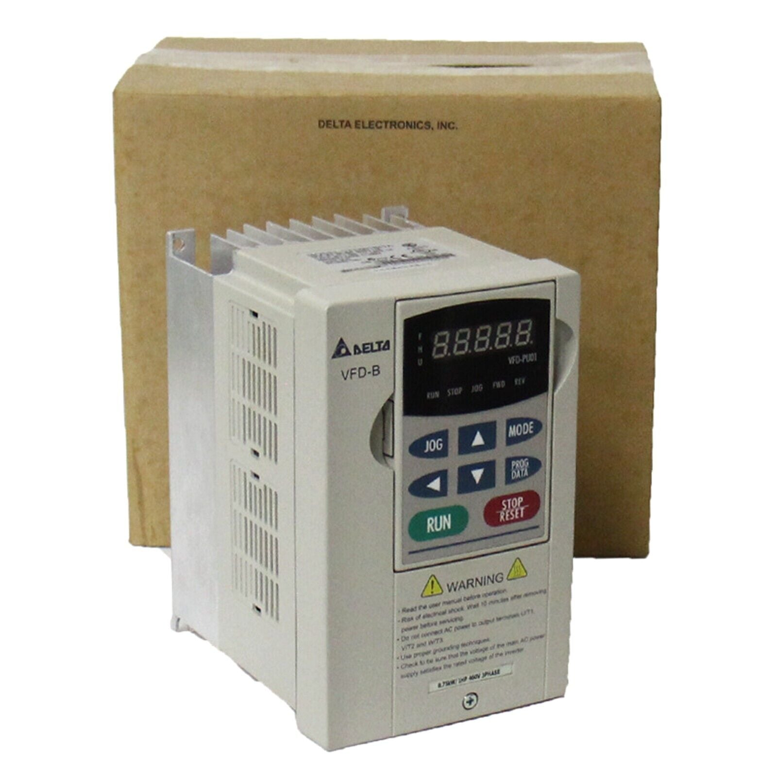 Delta VFD110B43A 15Hp 3 Phase 460V Input Sensorless AC Motor Drive - DELTA