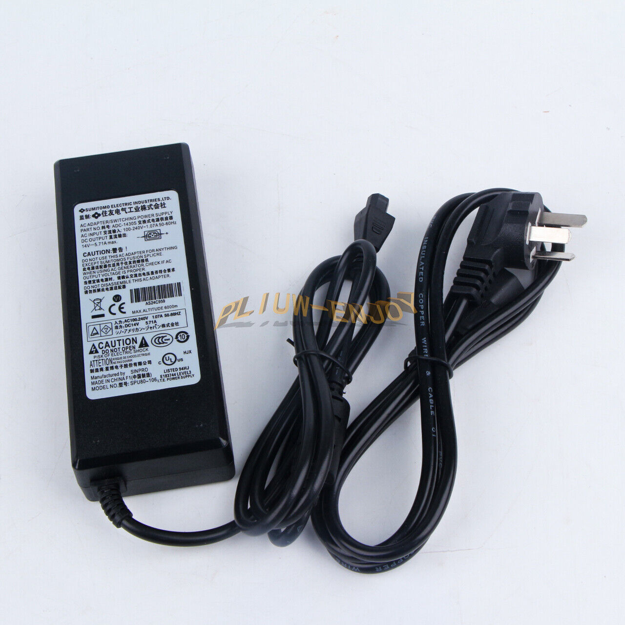 new Sumitomo Type-81C Fusion Splicer AC Adaptor Battery Charger ADC-1430S - SUMITOMO